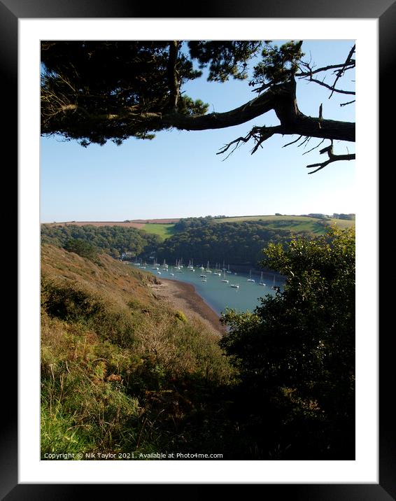 River Yealm  Framed Mounted Print by Nik Taylor