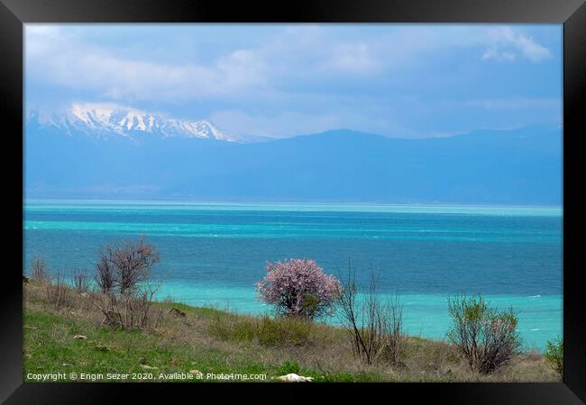 Lake Egirdir at Isparta Turkey in Springtime Framed Print by Engin Sezer