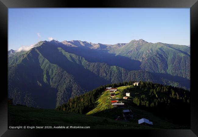 The Pokut Plateau at Rize Turkey Framed Print by Engin Sezer