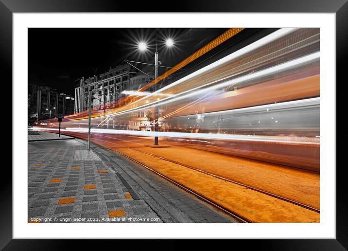 Abstract  Framed Mounted Print by Engin Sezer