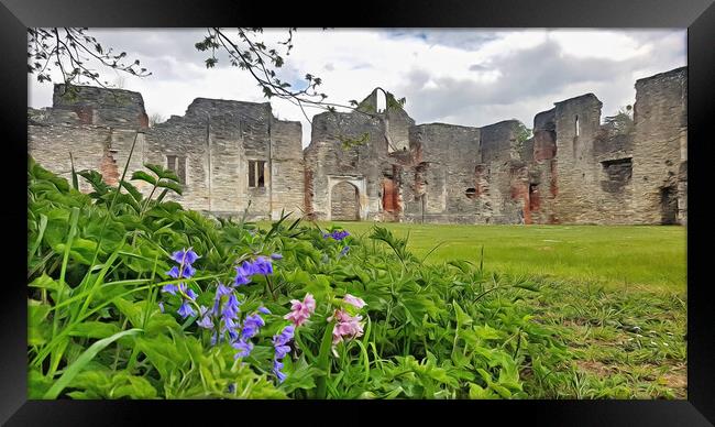 NETLEY ABBEY SOUTHAMPTON Framed Print by LG Wall Art