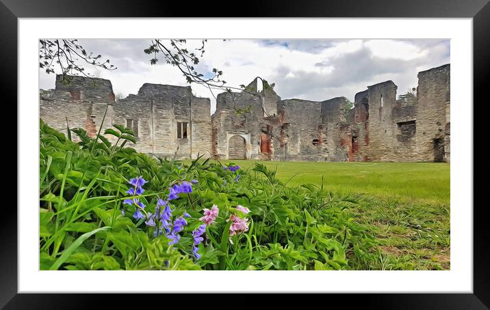 NETLEY ABBEY SOUTHAMPTON Framed Mounted Print by LG Wall Art