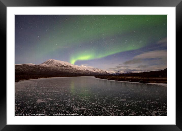 The Aurora Framed Mounted Print by Jon Roberts