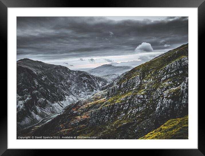 Snowdonia North Wales  Framed Mounted Print by David Spence