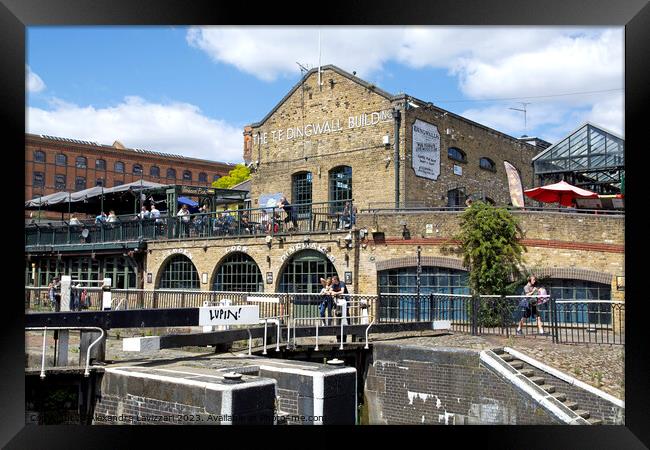 Camden Market Framed Print by Alexandra Lavizzari