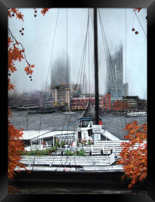 London's Southbank Framed Print by Alexandra Lavizzari