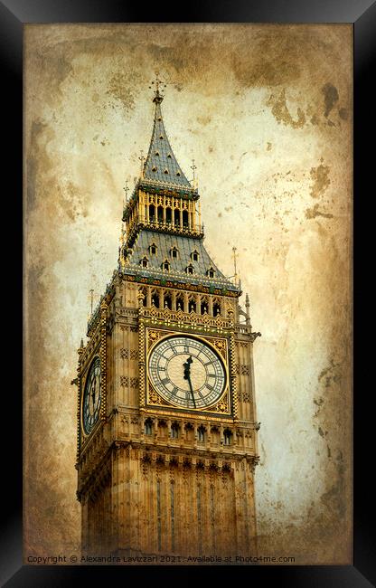 Big Ben Framed Print by Alexandra Lavizzari