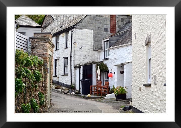 Picturesque Port Isaac Framed Mounted Print by Alexandra Lavizzari
