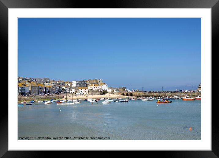 St. Ives Framed Mounted Print by Alexandra Lavizzari