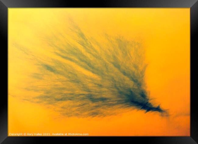 Filaments in the sky Framed Print by Rory Hailes
