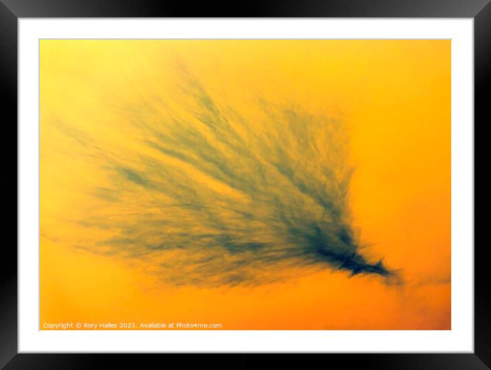 Filaments in the sky Framed Mounted Print by Rory Hailes