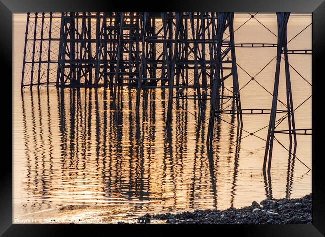 Legs reflection Framed Print by Rory Hailes