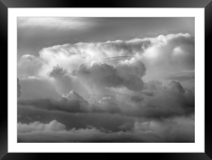 Cloud Formation Framed Mounted Print by Rory Hailes