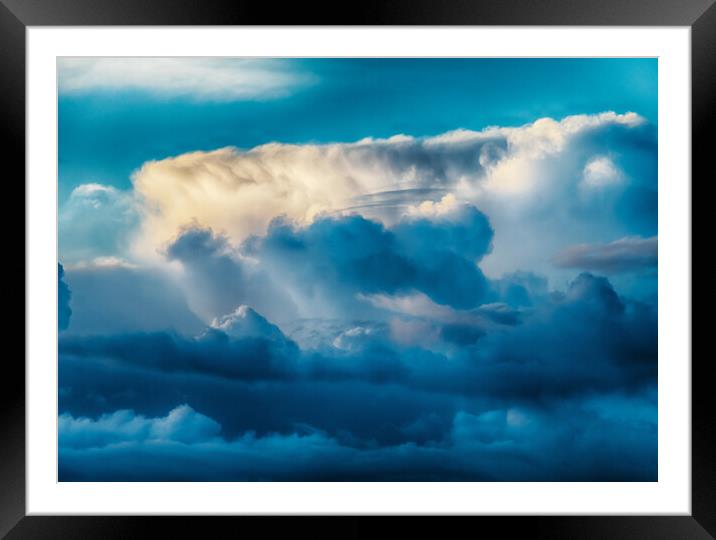 Colourful clouds Framed Mounted Print by Rory Hailes