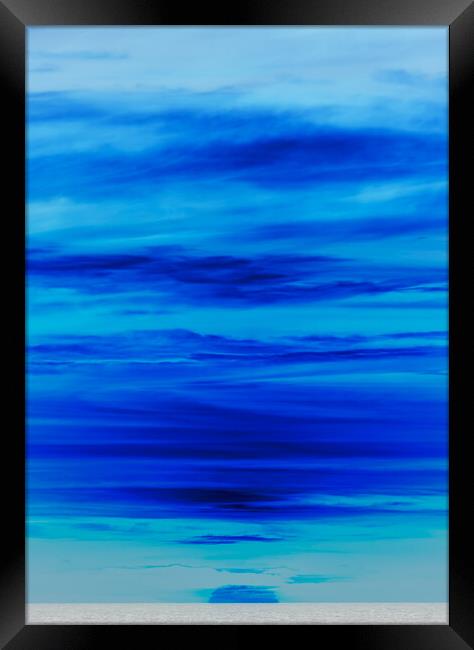 Blue sunset portrait Framed Print by Rory Hailes