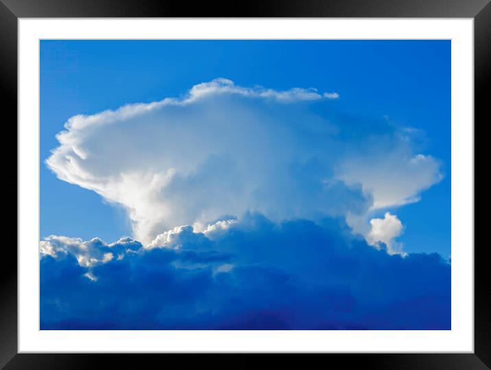 Large cumulus cloud Framed Mounted Print by Rory Hailes