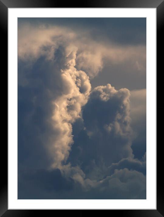 Cumulus cloud tower Framed Mounted Print by Rory Hailes