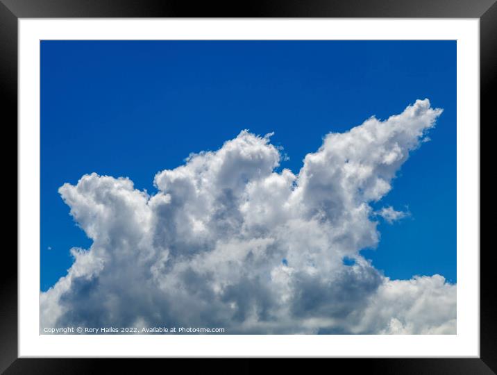 Cumulus clouds Framed Mounted Print by Rory Hailes