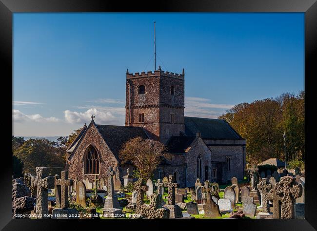 St Andrews Church Framed Print by Rory Hailes