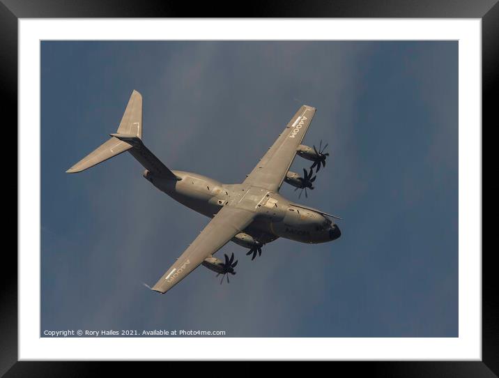 Airbus A400M Framed Mounted Print by Rory Hailes