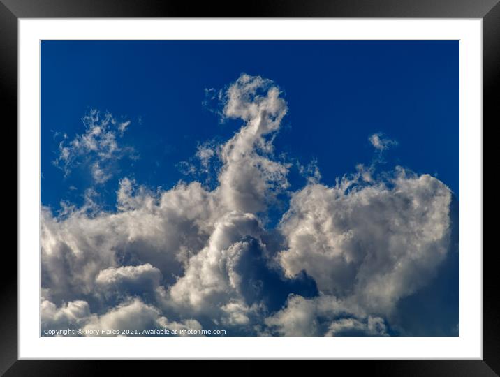 Cloud Formation Framed Mounted Print by Rory Hailes