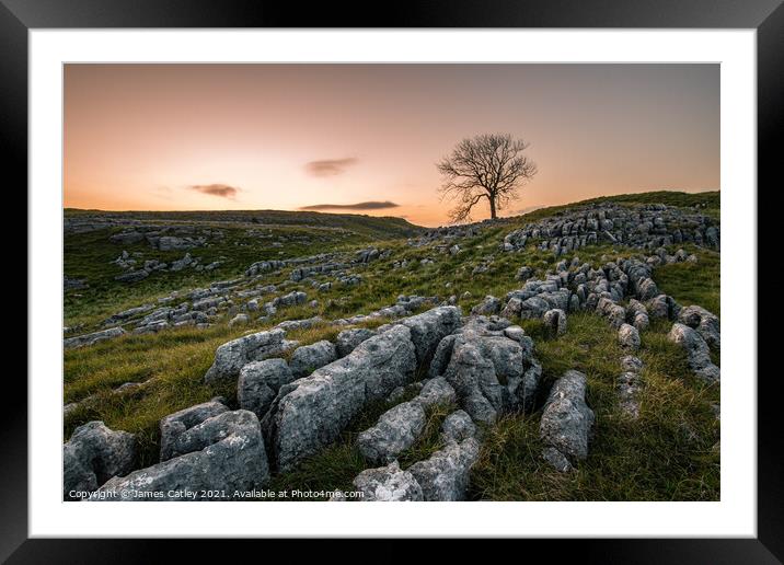 Yorkshire Sunrise Framed Mounted Print by James Catley