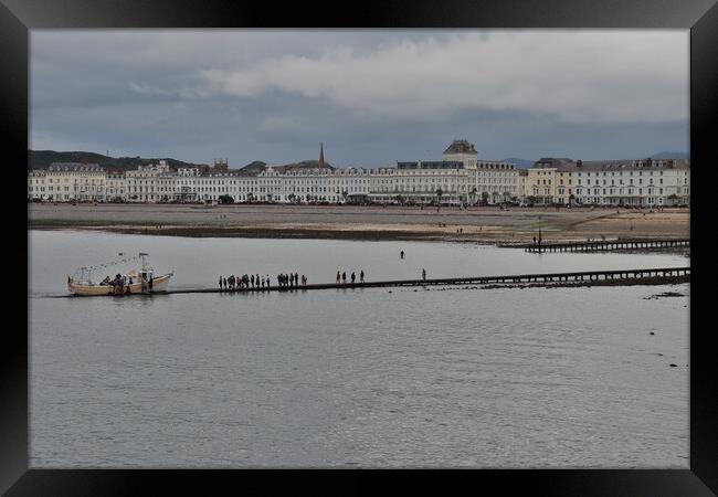 Llandudno Seafront Framed Print by Emily Koutrou