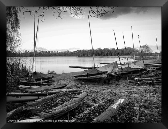 Boat yard  Framed Print by Mark Brock