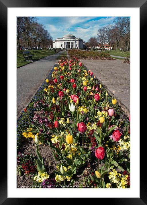 Springtime in Port Sunlight Wirral Framed Mounted Print by Phil Longfoot