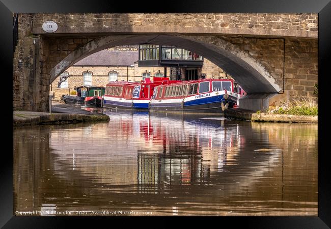 Leeds Liverpool Canal Skipton Framed Print by Phil Longfoot