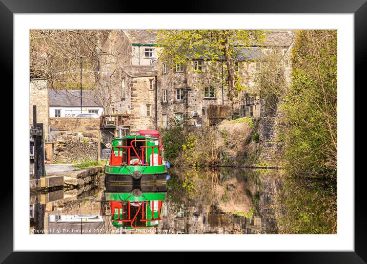 Beautiful Leeds Liverpool Canal Skipton Yorkshire  Framed Mounted Print by Phil Longfoot