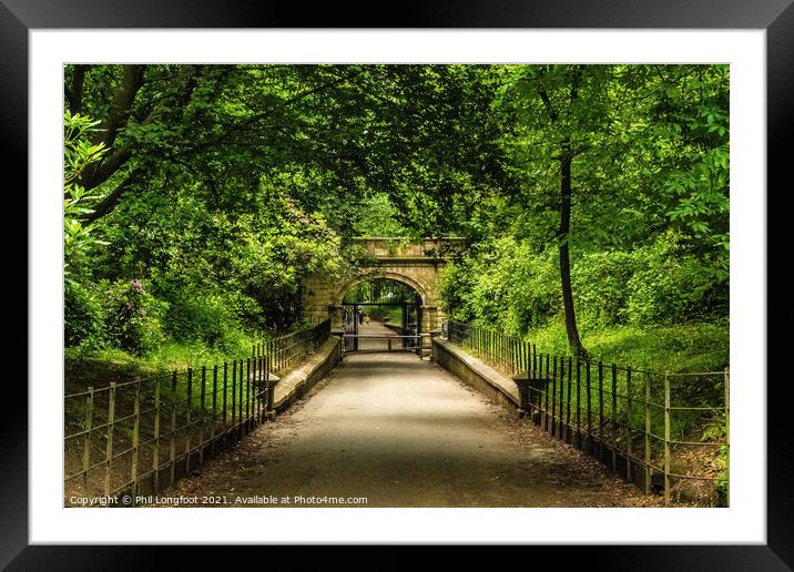 Old entrance to Croxteth Hall Park Livepool Framed Mounted Print by Phil Longfoot