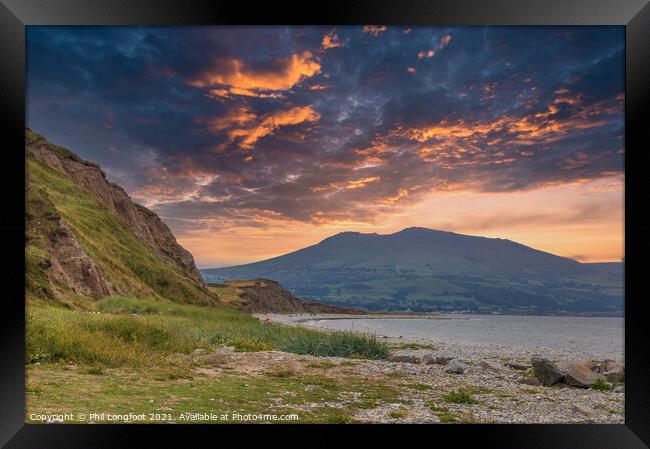 Dinas Dinlle   Framed Print by Phil Longfoot