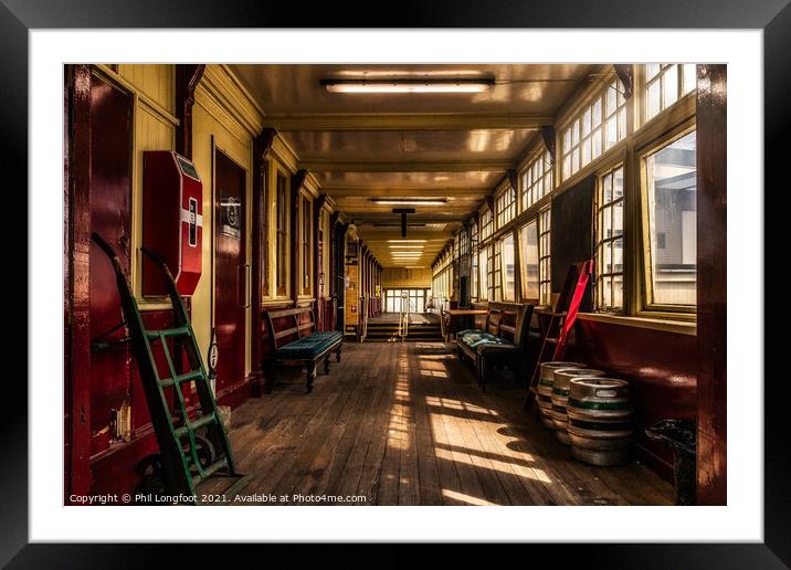 Old Yorkshire Train Station. Framed Mounted Print by Phil Longfoot