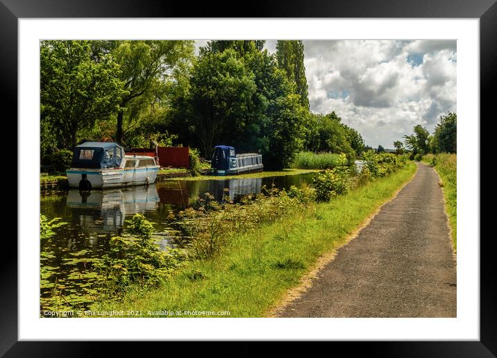 Leeds Liverpool Canal Merseyside Framed Mounted Print by Phil Longfoot