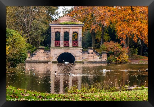 Birkenhead Park Wirral at Wirral  Framed Print by Phil Longfoot