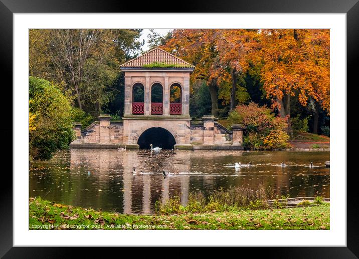 Birkenhead Park Wirral at Wirral  Framed Mounted Print by Phil Longfoot