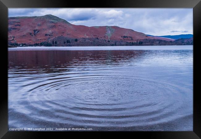 Derwentwater Lake and Catbells mountain range  Framed Print by Phil Longfoot