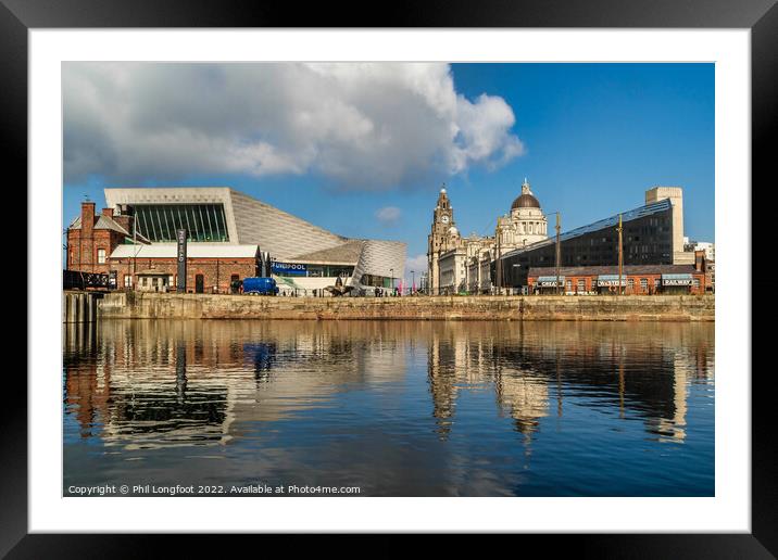 Canning Half Tide Dock Liverpool  Framed Mounted Print by Phil Longfoot