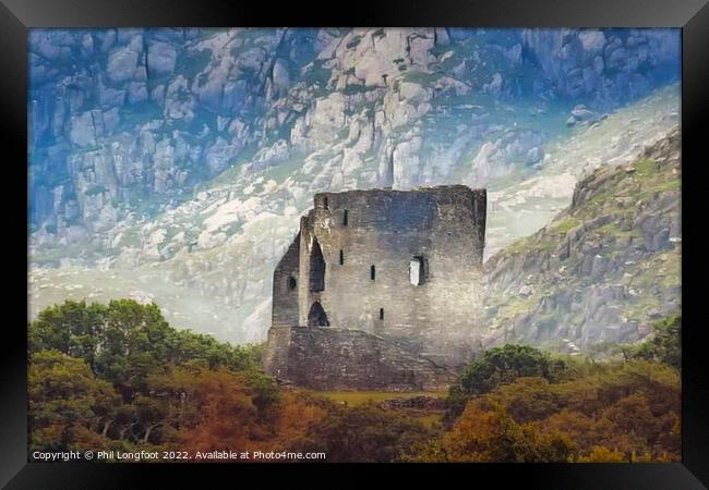 Dolbadarn Castle  Framed Print by Phil Longfoot