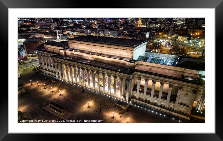 St Georges Hall Liverpool Framed Mounted Print by Phil Longfoot