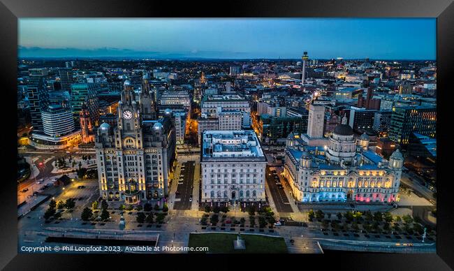 Pier Head Liverpool  Framed Print by Phil Longfoot