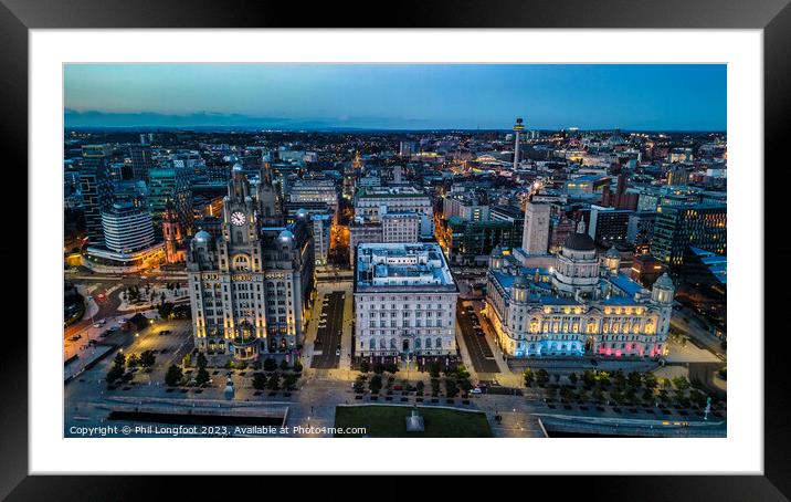 Pier Head Liverpool  Framed Mounted Print by Phil Longfoot