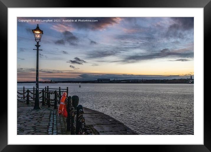 Sunset Promenade  Framed Mounted Print by Phil Longfoot