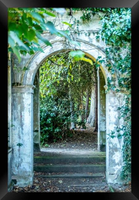 Natures doorway Framed Print by Phil Longfoot