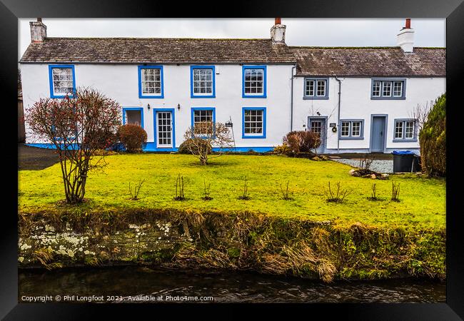 Lovely cottages in Calbeck Cumbria Framed Print by Phil Longfoot