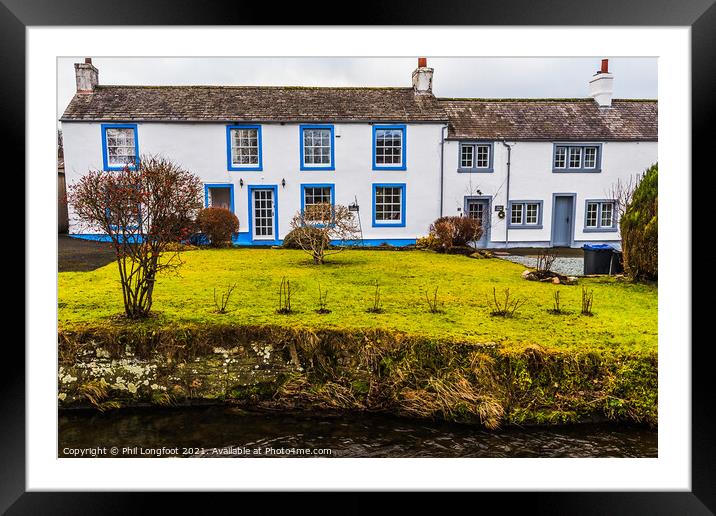 Lovely cottages in Calbeck Cumbria Framed Mounted Print by Phil Longfoot
