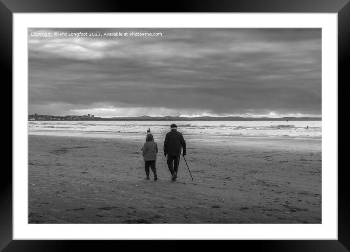 Walk through a storm  Framed Mounted Print by Phil Longfoot
