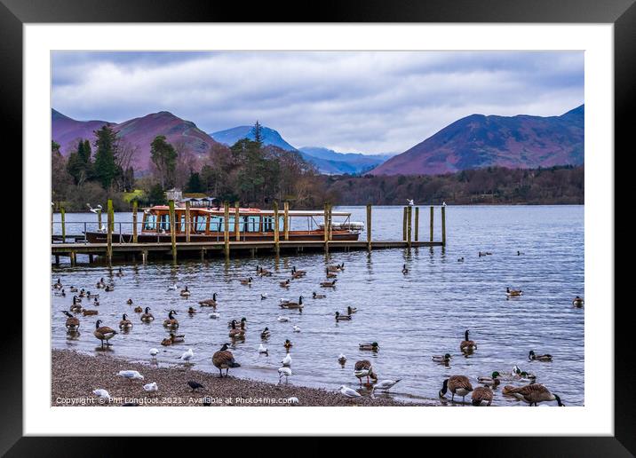 Derwentwater Keswick  Framed Mounted Print by Phil Longfoot