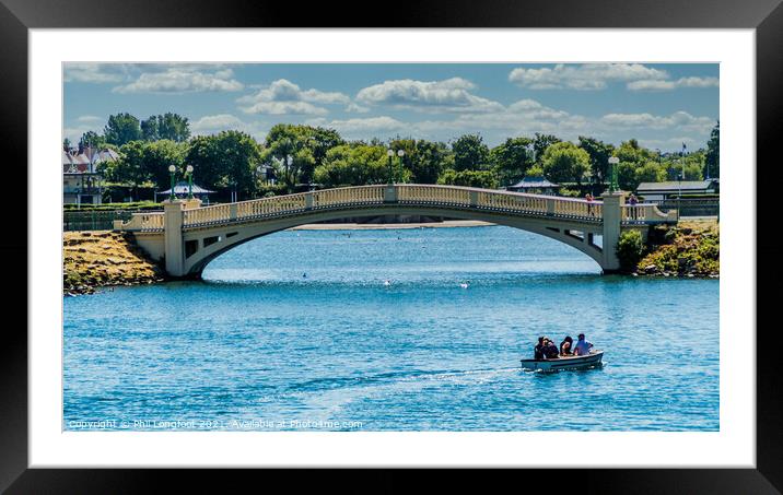 Venetian bridge Southport Merseyside UK Framed Mounted Print by Phil Longfoot